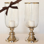 Grace Home Furnishings Glass Hurricanes