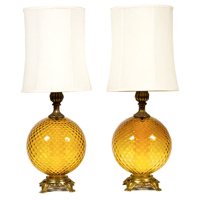 Vintage Glass Lamps